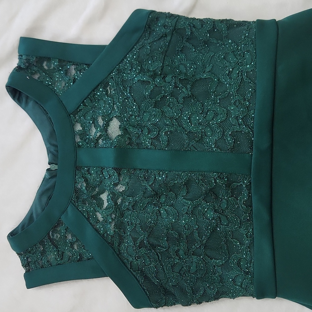 Enfocus Studio Teal Embellished Midi Dress - Picture 6 of 7